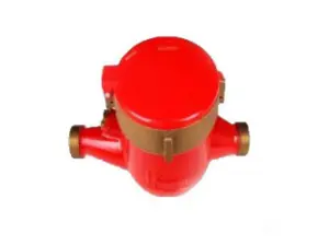 [VI-FL-WF-0004] MULTIJET WATER METER (BRASS COVER) HOT (FM-104/H)